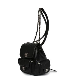 Chanel Mini Top Handle Cargo Backpack Black Caviar Light Gold Hardware -Online Bag Store C FN 231229 1 08