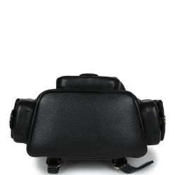 Chanel Mini Top Handle Cargo Backpack Black Caviar Light Gold Hardware -Online Bag Store C FN 231229 1 10