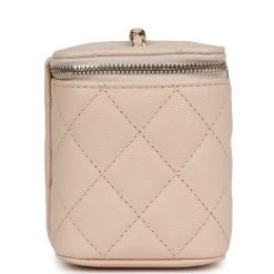 Chanel Small Vanity Case Light Beige Caviar Light Gold Hardware -Online Bag Store C FN 240105 1 KN 04