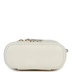 Chanel Mini Top Handle Crossbody Vanity Case White Caviar Gold Hardware -Online Bag Store C FN 240105 3 KN 06