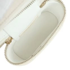 Chanel Mini Top Handle Crossbody Vanity Case White Caviar Gold Hardware -Online Bag Store C FN 240105 3 KN 09