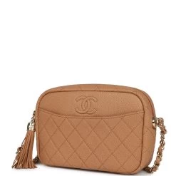 Chanel Small Coco Camera Case Dark Beige Matte Caviar Gold Hardware -Online Bag Store C FN 240111 1 03