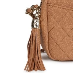 Chanel Small Coco Camera Case Dark Beige Matte Caviar Gold Hardware -Online Bag Store C FN 240111 1 09