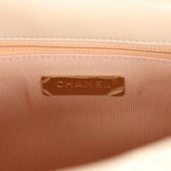 Chanel Medium 19 Flap Light Beige Lambskin Mixed Metal Hardware 20 Chanel Medium 19 Flap Light Beige Lambskin Mixed Metal Hardware -Online Bag Store C FN 240112 1 09