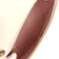 Chanel Small CC Flap Bag White Lambskin Antique Gold Hardware 23 Chanel Small CC Flap Bag White Lambskin Antique Gold Hardware -Online Bag Store C FN 240126 3 10