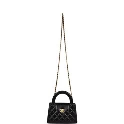 Chanel Small Kelly Shopper Black Aged Calfskin Brushed Gold Hardware 18 Chanel Small Kelly Shopper Black Aged Calfskin Brushed Gold Hardware -Online Bag Store C FN 240126 5 07