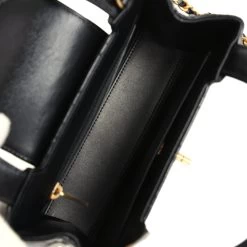 Chanel Small Kelly Shopper Black Aged Calfskin Brushed Gold Hardware 19 Chanel Small Kelly Shopper Black Aged Calfskin Brushed Gold Hardware -Online Bag Store C FN 240126 5 08