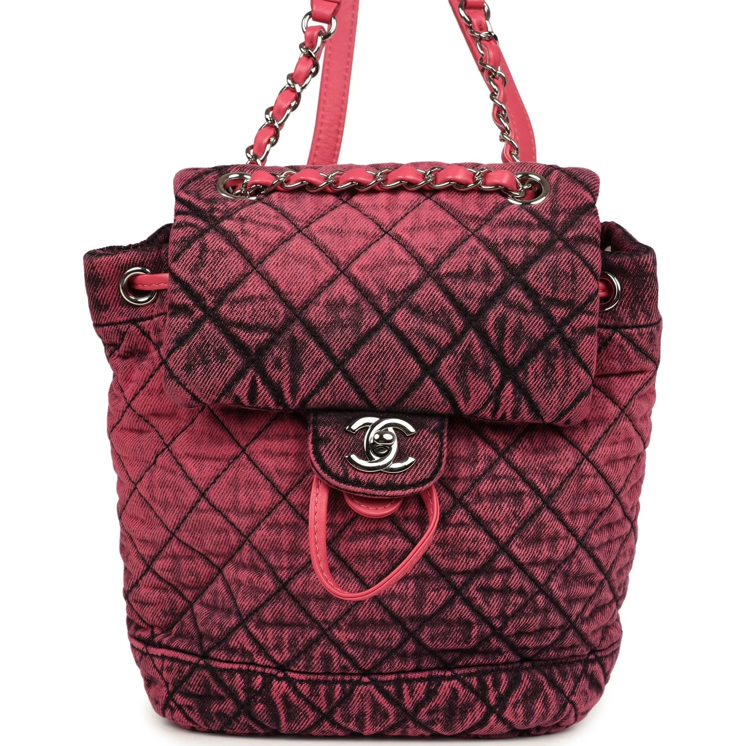 Chanel Denimpression Urban Spirit Backpack Pink Washed Denim Silver Hardware 3 Chanel Denimpression Urban Spirit Backpack Pink Washed Denim Silver Hardware