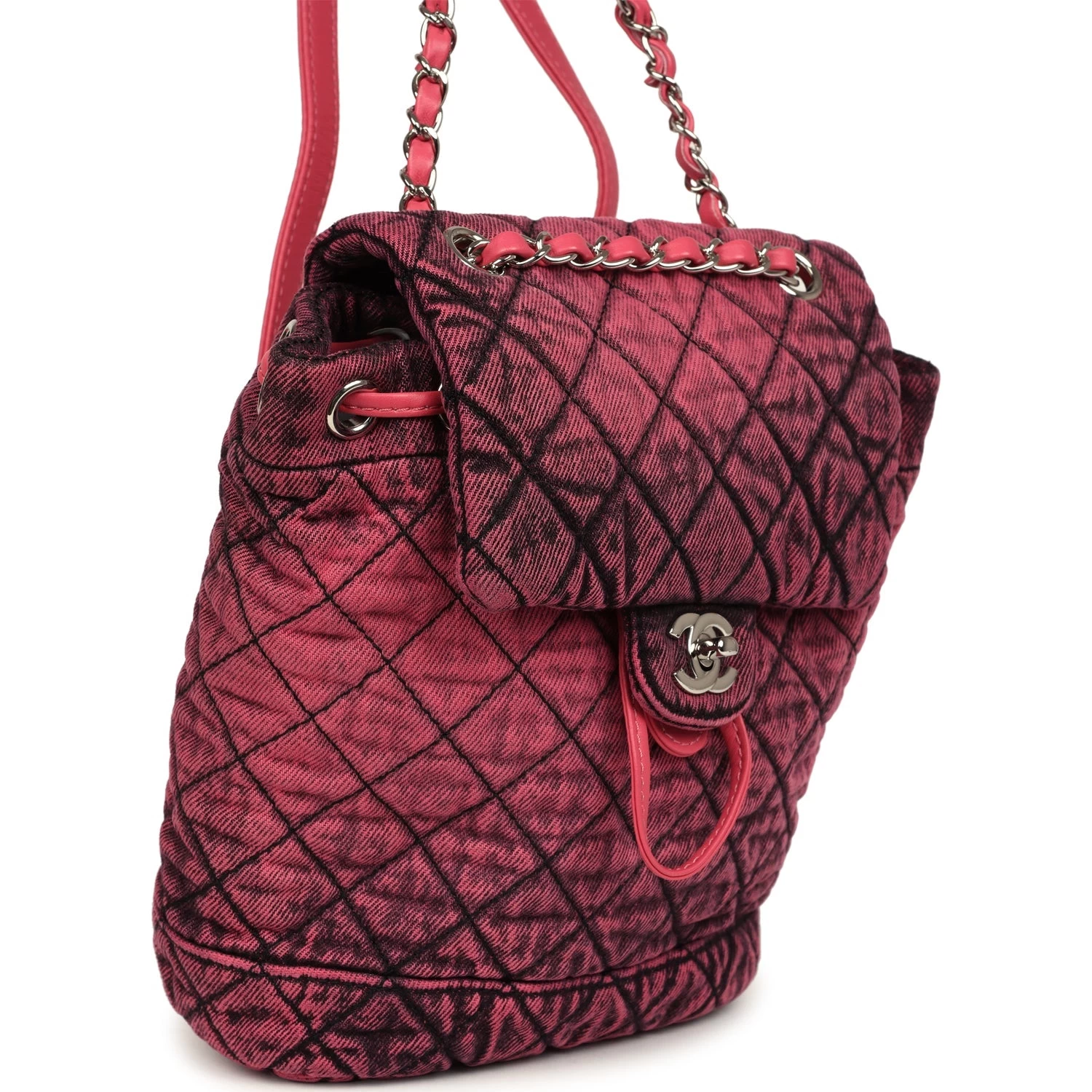 Chanel Denimpression Urban Spirit Backpack Pink Washed Denim Silver Hardware 7 Chanel Denimpression Urban Spirit Backpack Pink Washed Denim Silver Hardware - Image 5