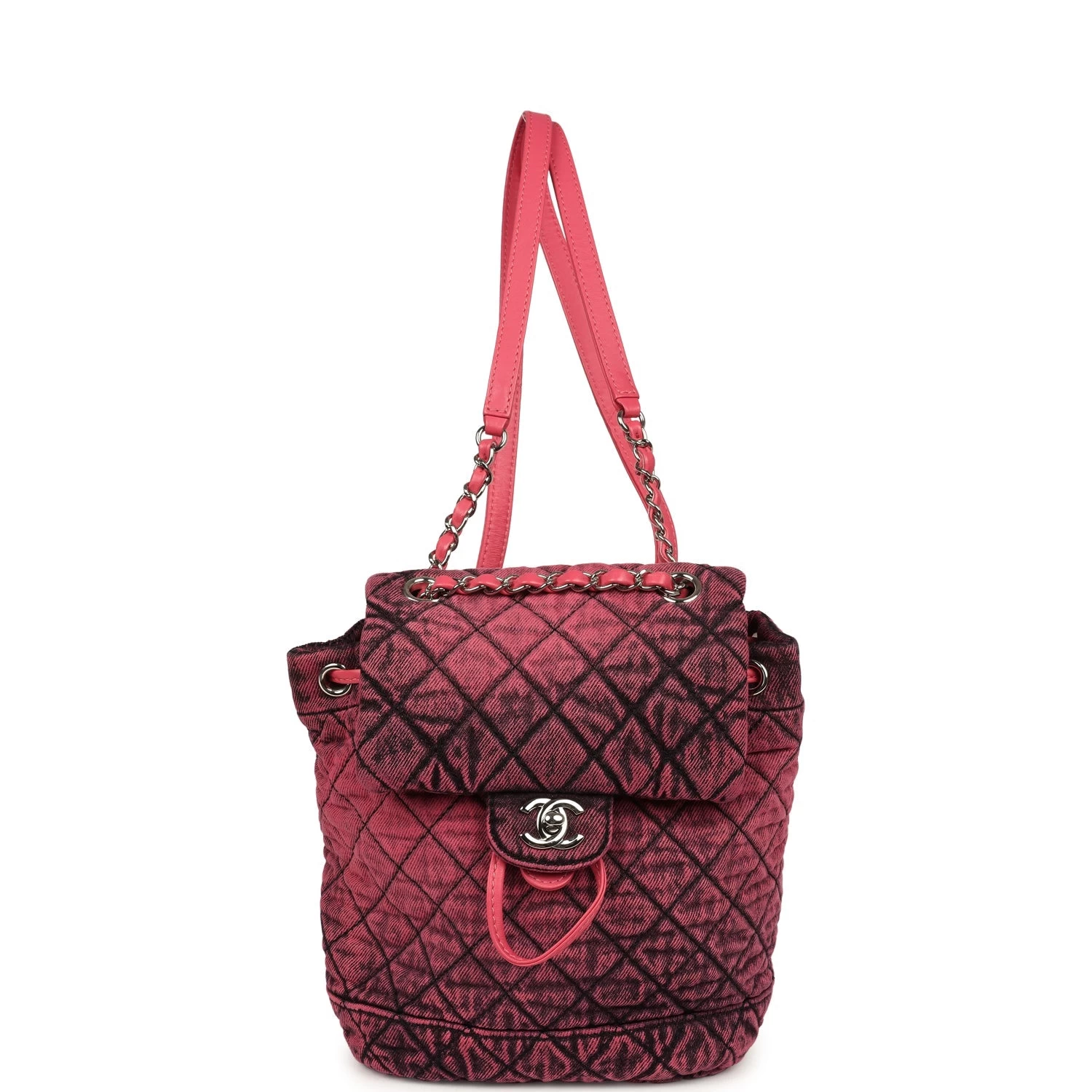 Chanel Denimpression Urban Spirit Backpack Pink Washed Denim Silver Hardware 9 Chanel Denimpression Urban Spirit Backpack Pink Washed Denim Silver Hardware - Image 7