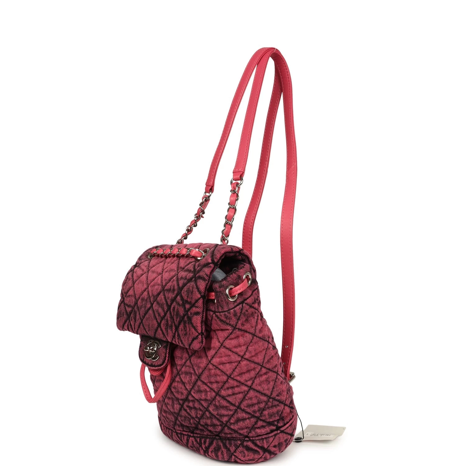 Chanel Denimpression Urban Spirit Backpack Pink Washed Denim Silver Hardware 10 Chanel Denimpression Urban Spirit Backpack Pink Washed Denim Silver Hardware - Image 8