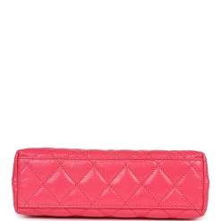 Chanel Small Kelly Shopper Dark Pink Shiny Aged Calfskin Brushed Gold Hardware -Online Bag Store C FN 240131 5 06