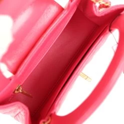 Chanel Small Kelly Shopper Dark Pink Shiny Aged Calfskin Brushed Gold Hardware -Online Bag Store C FN 240131 5 08