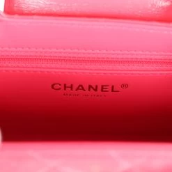 Chanel Small Kelly Shopper Dark Pink Shiny Aged Calfskin Brushed Gold Hardware -Online Bag Store C FN 240131 5 09