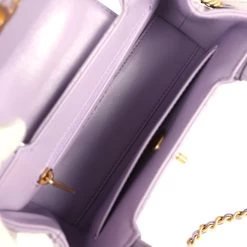 Chanel Small Kelly Shopper Light Purple Shiny Aged Calfskin Brushed Gold Hardware -Online Bag Store C FN 240202 2 KN 08