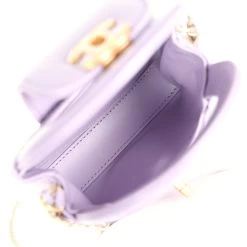 Chanel Nano Kelly Shopper Light Purple Shiny Aged Calfskin Brushed Gold Hardware -Online Bag Store C FN 240207 1 08