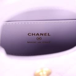 Chanel Nano Kelly Shopper Light Purple Shiny Aged Calfskin Brushed Gold Hardware -Online Bag Store C FN 240207 1 09