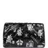 Chanel Small Airline Cosmetic Pouch Black And White Nylon Silver Hardware -Online Bag Store C FN 240207 2 AM 01