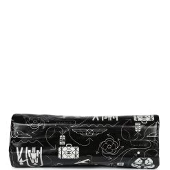 Chanel Small Airline Cosmetic Pouch Black And White Nylon Silver Hardware 18 Chanel Small Airline Cosmetic Pouch Black And White Nylon Silver Hardware -Online Bag Store C FN 240207 2 AM 07