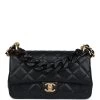 Chanel Medium Top Handle Flap Black Caviar Brushed Gold Hardware -Online Bag Store C FN 240209 3 01