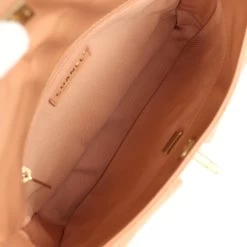 Chanel Double Pocket Hobo Bag Caramel Shiny Calfskin Brushed Gold Hardware -Online Bag Store C FN 240216 5 09