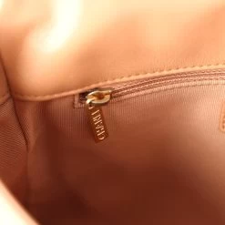 Chanel Double Pocket Hobo Bag Caramel Shiny Calfskin Brushed Gold Hardware -Online Bag Store C FN 240216 5 11