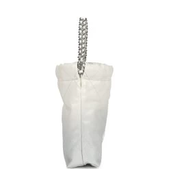 Chanel Mini 22 Hobo White And Silver Ombre Metallic Calfskin Silver Hardware 14 Chanel Mini 22 Hobo White And Silver Ombre Metallic Calfskin Silver Hardware -Online Bag Store C FN 240216 6 04
