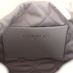 Chanel Mini 22 Hobo White And Silver Ombre Metallic Calfskin Silver Hardware 21 Chanel Mini 22 Hobo White And Silver Ombre Metallic Calfskin Silver Hardware -Online Bag Store C FN 240216 6 10