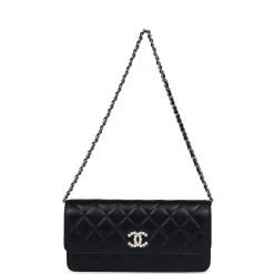Chanel Small Pearl Clutch With Chain Black Lambskin Gold Hardware -Online Bag Store C FN 240216 7 07