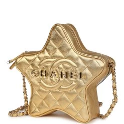 Chanel Star Bag Metallic Gold Lambskin Gold Hardware -Online Bag Store C FN 240305 1 03