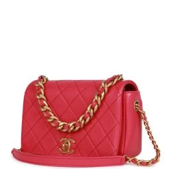 Chanel Fashion Therapy Flap Bag Hot Pink Caviar Gold Hardware -Online Bag Store C FN112221 1 CG 05