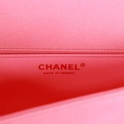 Chanel Medium Boy Bag Pink Chevron Caviar Light Gold Hardware -Online Bag Store C FNB 060322 1 09