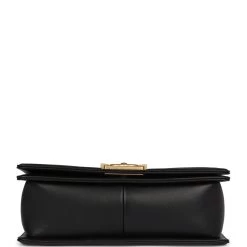 Chanel Medium Boy Bag Black Lambskin Antique Gold Hardware -Online Bag Store C FNB 2410125 1 QT 06