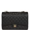 Chanel Maxi Classic Double Flap Black Caviar Gold Hardware 1 Chanel Maxi Classic Double Flap Black Caviar Gold Hardware -Online Bag Store C JM255 231004 1 01