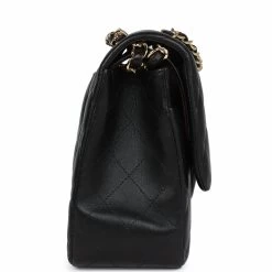 Pre-owned Chanel Jumbo Classic Double Flap Black Lambskin Gold Hardware 13 Pre-owned Chanel Jumbo Classic Double Flap Black Lambskin Gold Hardware -Online Bag Store C JM255 231218 1 MT 04