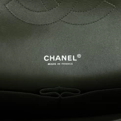 Chanel Maxi Classic Double Flap Bag Olive Green Caviar Silver Hardware -Online Bag Store C JM255 231218 3 MT 08