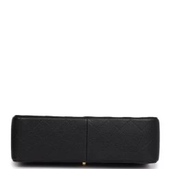 Chanel Jumbo Classic Double Flap Bag Black Caviar Gold Hardware -Online Bag Store C JM255 231220 1 06