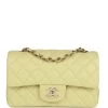 Chanel Mini Rectangular Flap Bag Light Green Lambskin Light Gold Hardware 1 Chanel Mini Rectangular Flap Bag Light Green Lambskin Light Gold Hardware -Online Bag Store C M255 010323 1 01