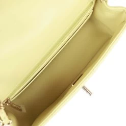 Chanel Mini Rectangular Flap Bag Light Green Lambskin Light Gold Hardware 19 Chanel Mini Rectangular Flap Bag Light Green Lambskin Light Gold Hardware -Online Bag Store C M255 010323 1 08