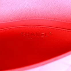 Chanel Mini Flap Bag Pink Caviar Antique Gold Hardware -Online Bag Store C M255 013023 2 10