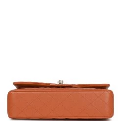 Chanel Medium Classic Double Flap Bag Caramel Caviar Light Gold Hardware -Online Bag Store C M255 021723 1 06