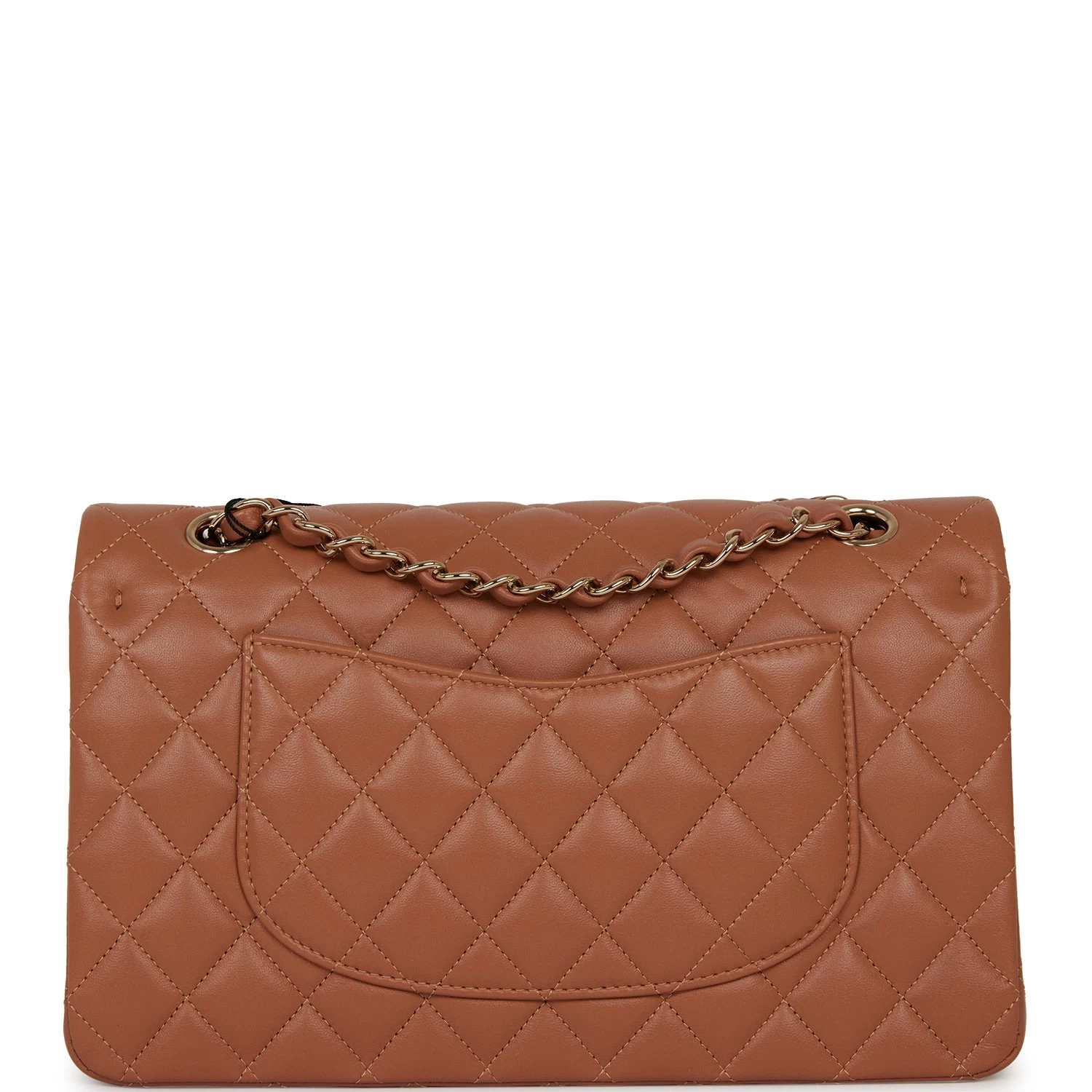 Chanel Medium Classic Double Flap Bag Caramel Lambskin Light Gold Hardware 6 Chanel Medium Classic Double Flap Bag Caramel Lambskin Light Gold Hardware - Image 4