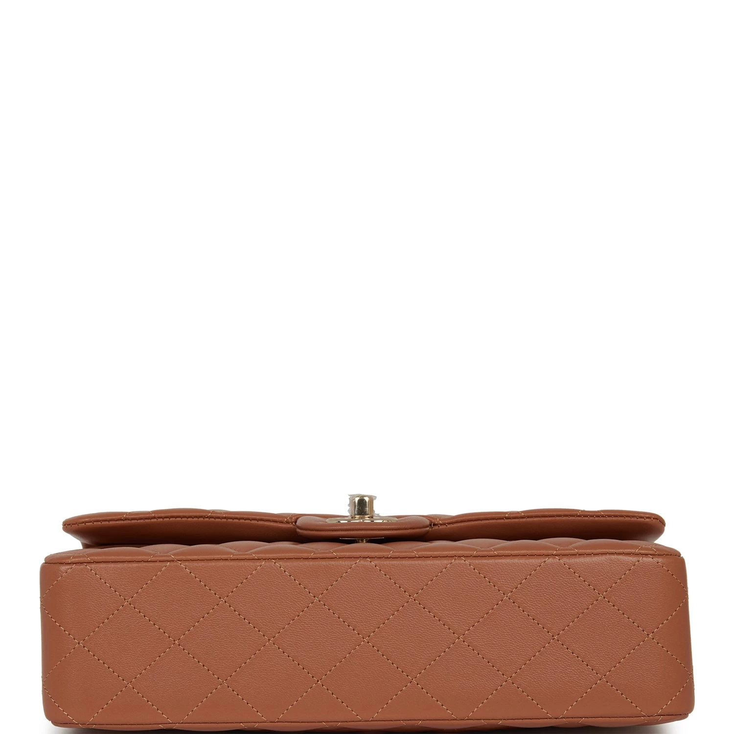 Chanel Medium Classic Double Flap Bag Caramel Lambskin Light Gold Hardware 8 Chanel Medium Classic Double Flap Bag Caramel Lambskin Light Gold Hardware - Image 6