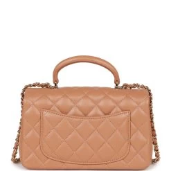 Chanel Mini Rectangular Flap With Top Handle Caramel Lambskin Light Gold Hardware -Online Bag Store C M255 230321 1 05 f1c9ea15 7a5c 4987 8f8f f72ca4edeafa