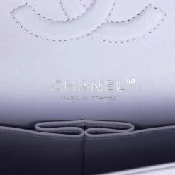Chanel Medium Classic Double Flap Light Purple Caviar Silver Hardware -Online Bag Store C M255 230321 2 08