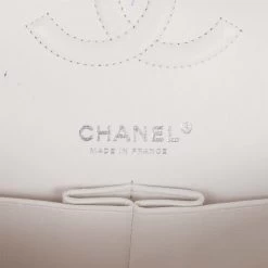 Pre-owned Chanel Medium Classic Double Flap Bag White, Black, And Pink Tweed Silver Hardware 19 Pre-owned Chanel Medium Classic Double Flap Bag White, Black, And Pink Tweed Silver Hardware -Online Bag Store C M255 230322 1 09