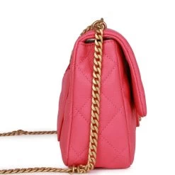 Chanel Medium Sweetheart Crush Flap Bag Pink Caviar Antique Gold Hardware -Online Bag Store C M255 230327 1 04