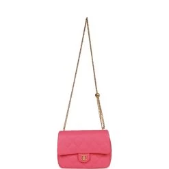 Chanel Medium Sweetheart Crush Flap Bag Pink Caviar Antique Gold Hardware -Online Bag Store C M255 230327 1 06