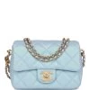 Chanel My Perfect Mini Flap Bag Blue Iridescent Caviar Antique Gold Hardware 1 Chanel My Perfect Mini Flap Bag Blue Iridescent Caviar Antique Gold Hardware -Online Bag Store C M255 230328 1 01