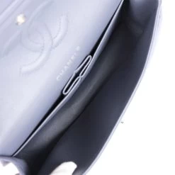 Chanel Medium Classic Double Flap Bag Purple Lambskin Silver Hardware -Online Bag Store C M255 230621 1 09